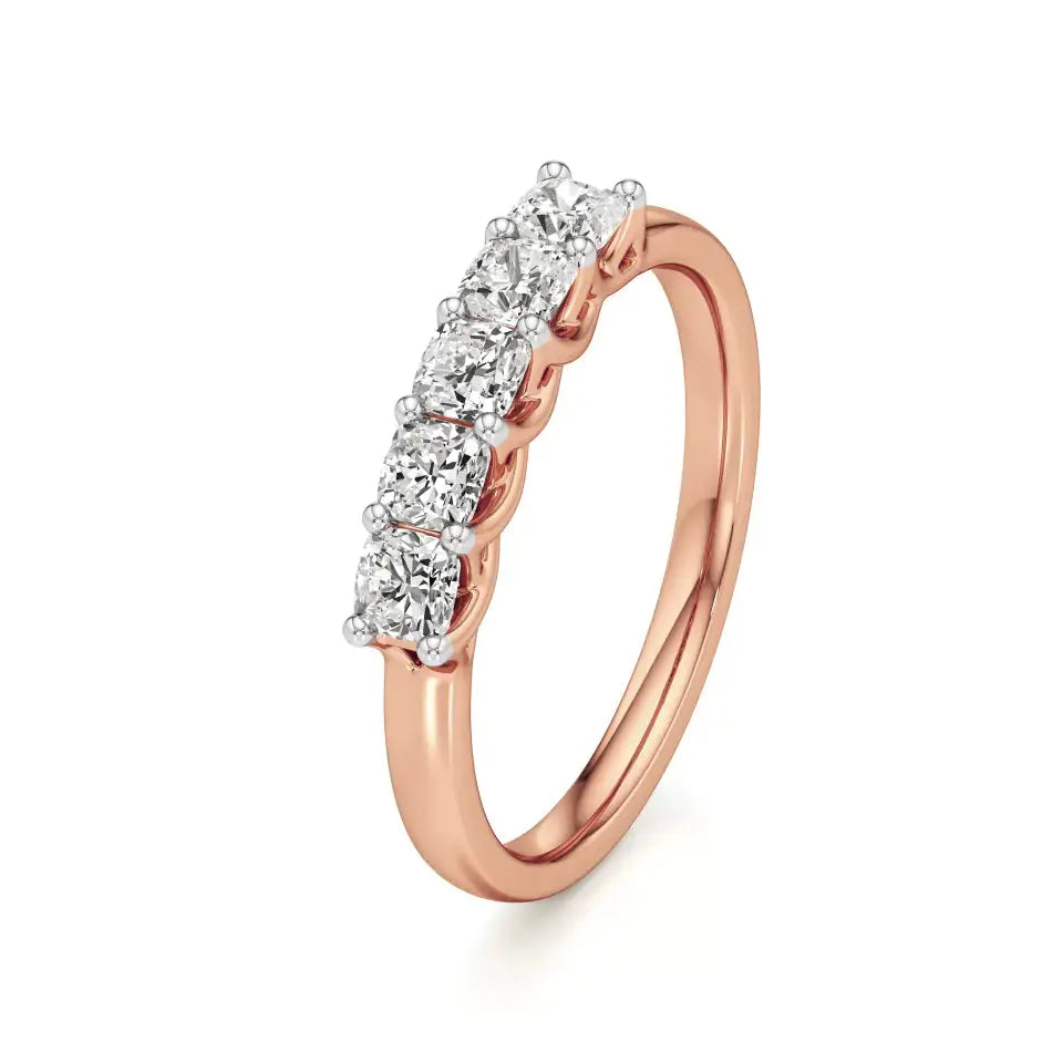 Foreva | Cushion Lab-Grown Diamond Eternity Band - Nivara