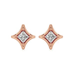 Mode | Princess Lab-Grown Diamond Solitaire Studs - Nivara