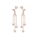 Mode | Pear & Round Lab-Grown Diamond Danglers - Nivara