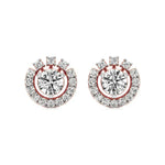Sol | Round Lab-Grown Diamonds Halo Studs - Nivara