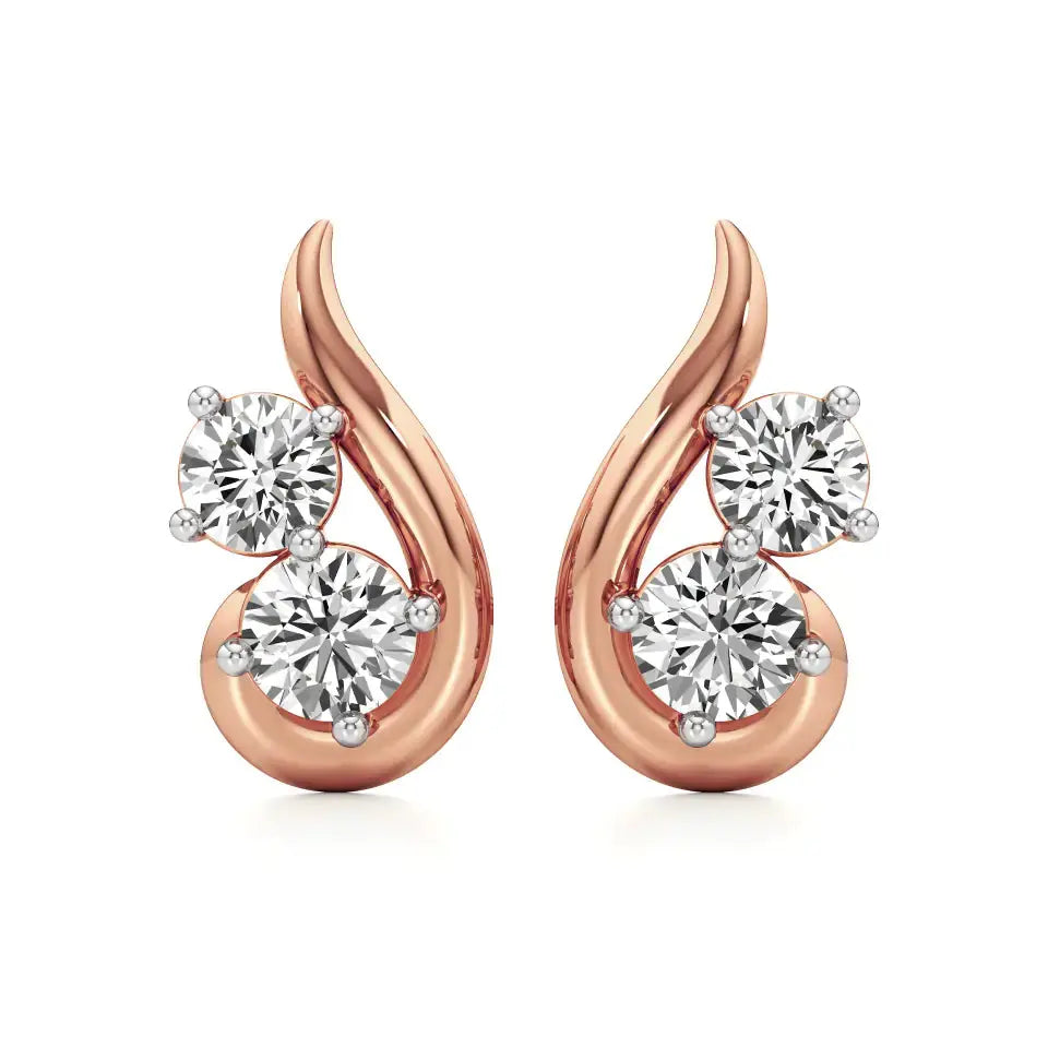 Mode | Round Lab-Grown Diamond Studs - Nivara