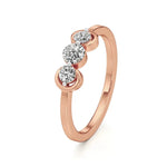 Foreva | Lab-Grown Diamond Three-Stone Ring - Nivara