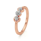 Foreva | Lab-Grown Diamond Three-Stone Ring - Nivara