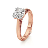 Amora | Round Lab-Grown Diamond Solitaire Ring