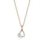 Sneh | Classic Pear & Round Lab Grown Diamonds Pendant - Nivara