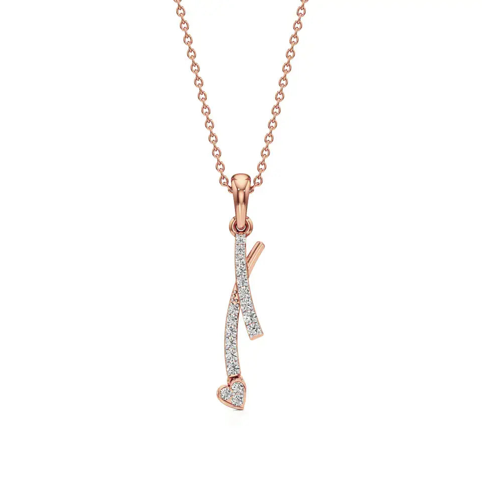 Mode | Round Lab Grown Diamonds Pendant - Nivara