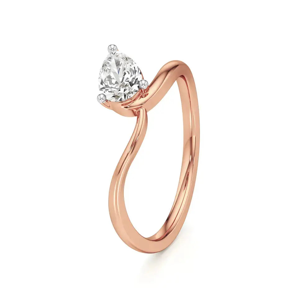 Mirage | Lab-Grown Diamond Solitaire Ring - Nivara