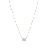 Toi et Moi | Emerald & Oval Lab Grown Diamonds Necklace