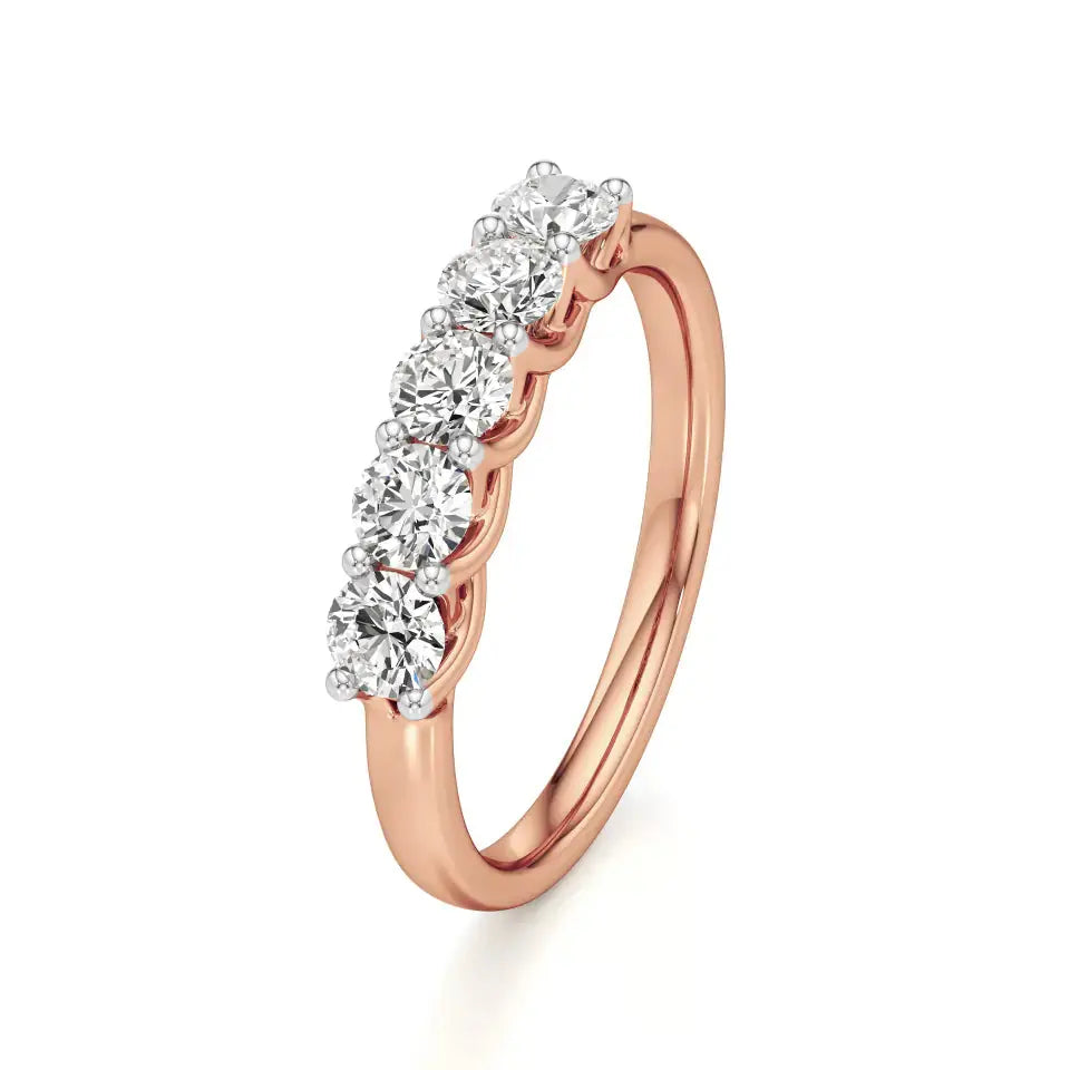 Foreva | Round Lab-Grown Diamond Eternity Band - Nivara