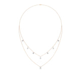 Elara | Round &  Pear Lab Grown Diamonds Necklace