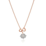 Foreva | Pear & Round Lab Grown Diamonds Infinity  Pendant - Nivara