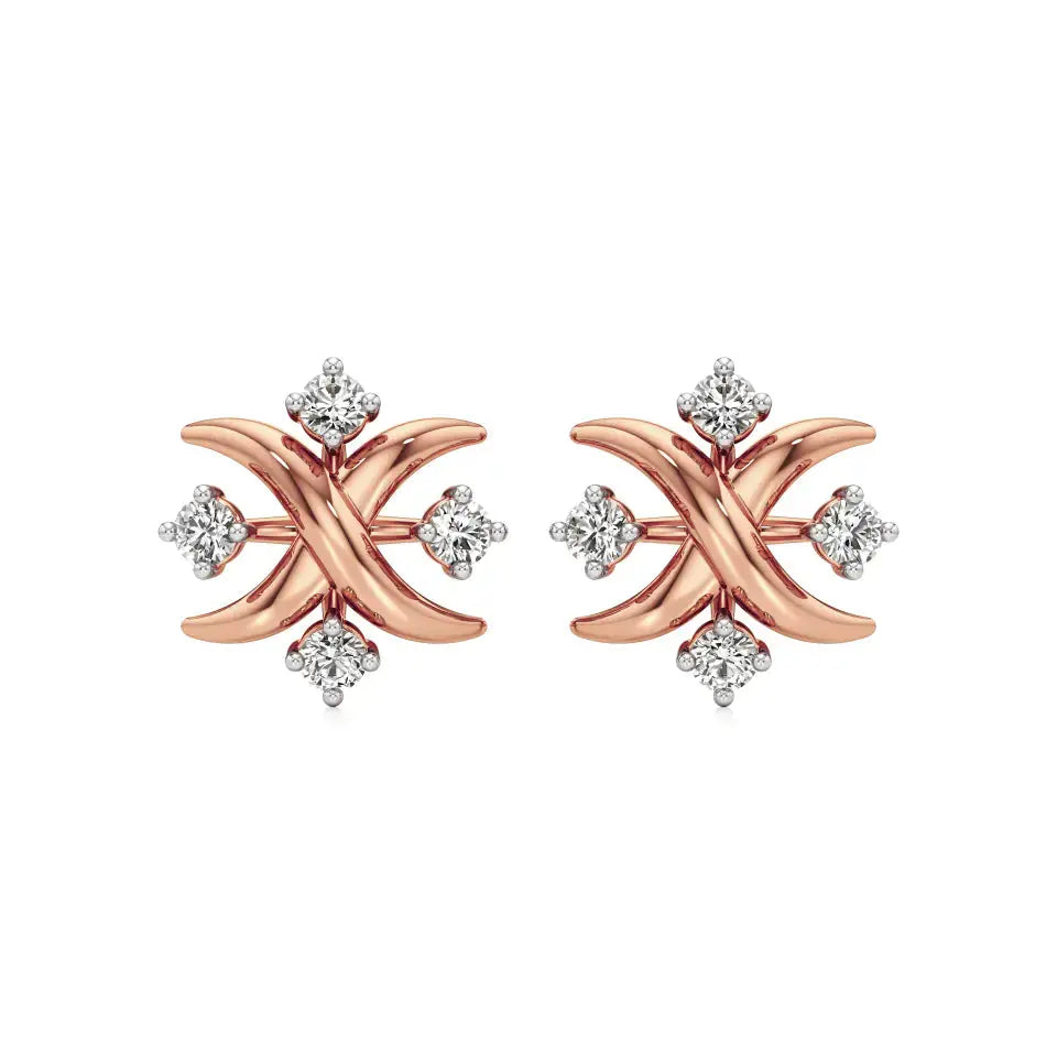 Mode | Round Lab-Grown Diamonds Studs - Nivara