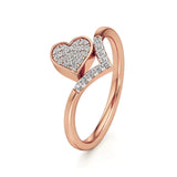 Sneh | Heart Setting Ring - Nivara