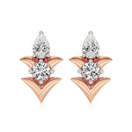 Mode | Round and Pear Duo Lab-Grown Diamond Studs - Nivara
