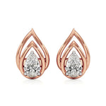 Mode | Pear Soliltaire Lab-Grown Diamond Studs - Nivara
