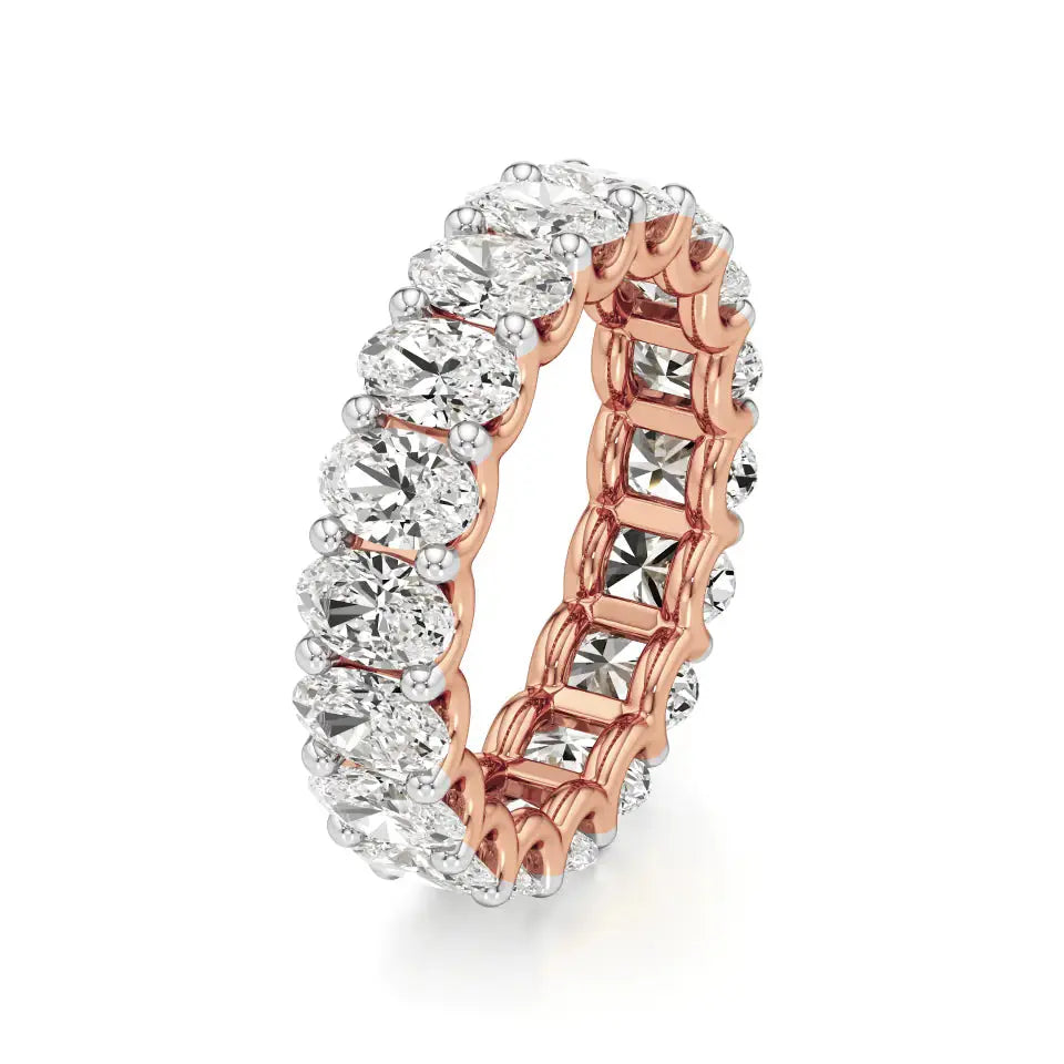 Foreva | Oval-cut Stones Lab-Grown Diamond Ring - Nivara