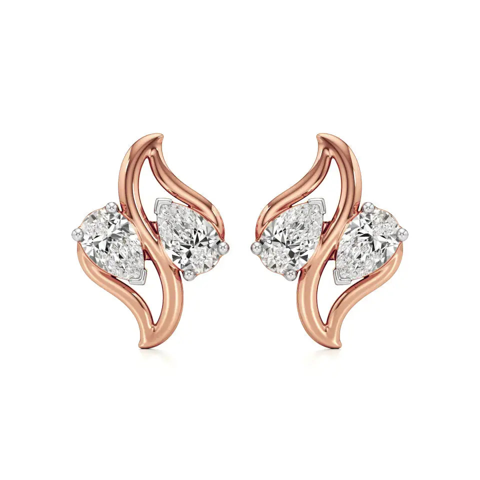 Mode | Pear Lab-Grown Diamond Studs - Nivara