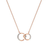 Sneh | Round Lab Grown Diamonds Loop Heart Pendant - Nivara