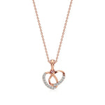Foreva | Round Lab Grown Diamonds Infinity Loop Pendant - Nivara