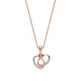 Foreva | Round Lab Grown Diamonds Infinity Loop Pendant - Nivara