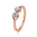 Mode | Round Lab-Grown Diamond Ring - Nivara