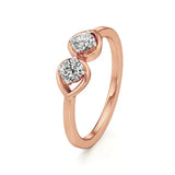 Mode | Round Lab-Grown Diamond Ring - Nivara