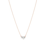 Toi et Moi | Princess & Pear Lab Grown Diamonds Necklace