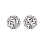 Sol | Round Solitaire with Halo Studs - Nivara