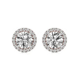 Sol | Round Solitaire with Halo Studs - Nivara