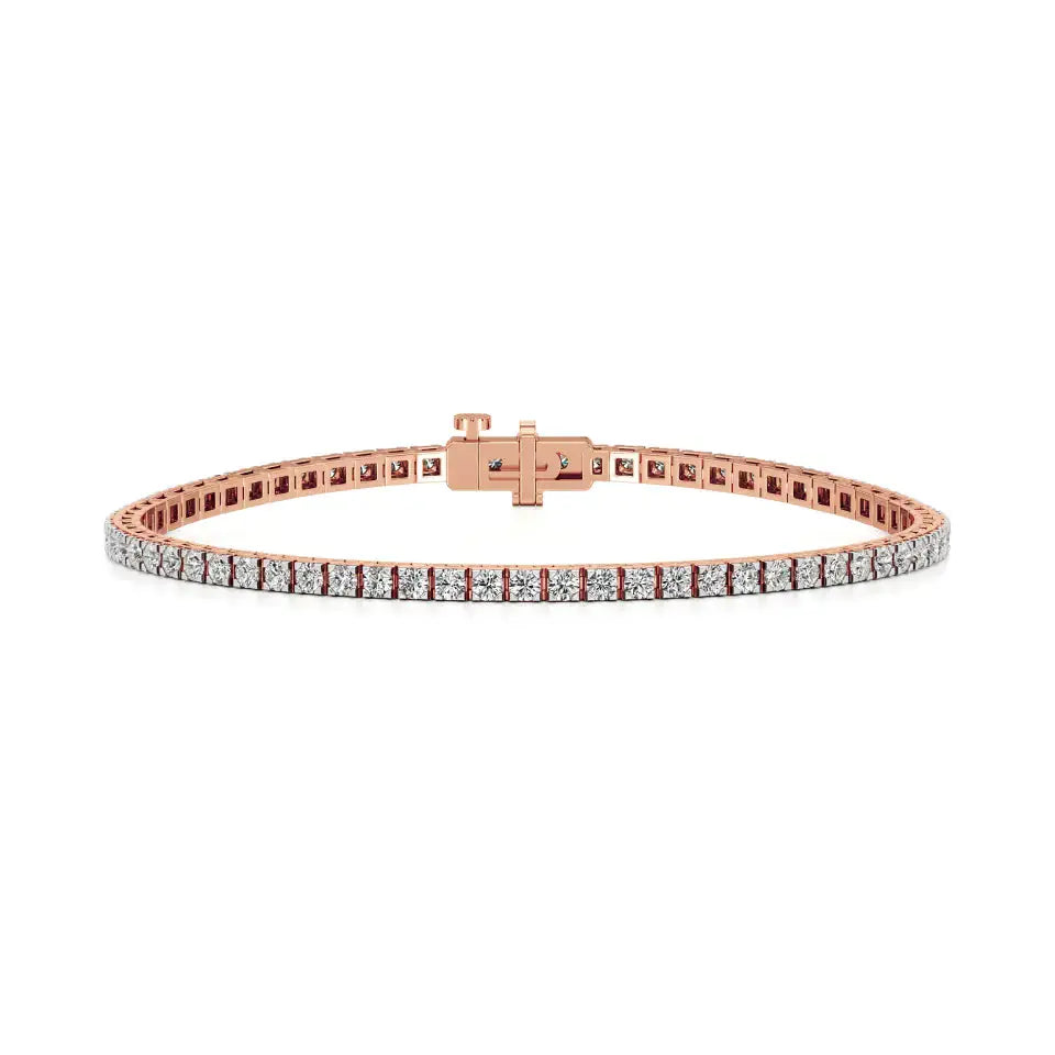 Sutra | Classic Round Lab Grown Diamonds Tennis Bracelet - Nivara