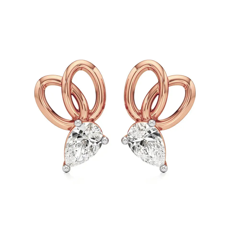 Mode | Pear Lab-Grown Diamond Studs - Nivara