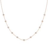 Sutra | Round Lab Grown Diamonds Bezel Setting Necklace