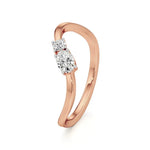Mode | Oval & Round Lab-Grown Diamond Ring - Nivara