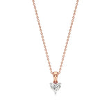 Sneh | Heart-Cut Solitaire Lab Grown Diamond Pendant - Nivara
