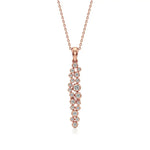 Celestia | Classic Round Lab Grown Diamonds Cluster Pendant - Nivara