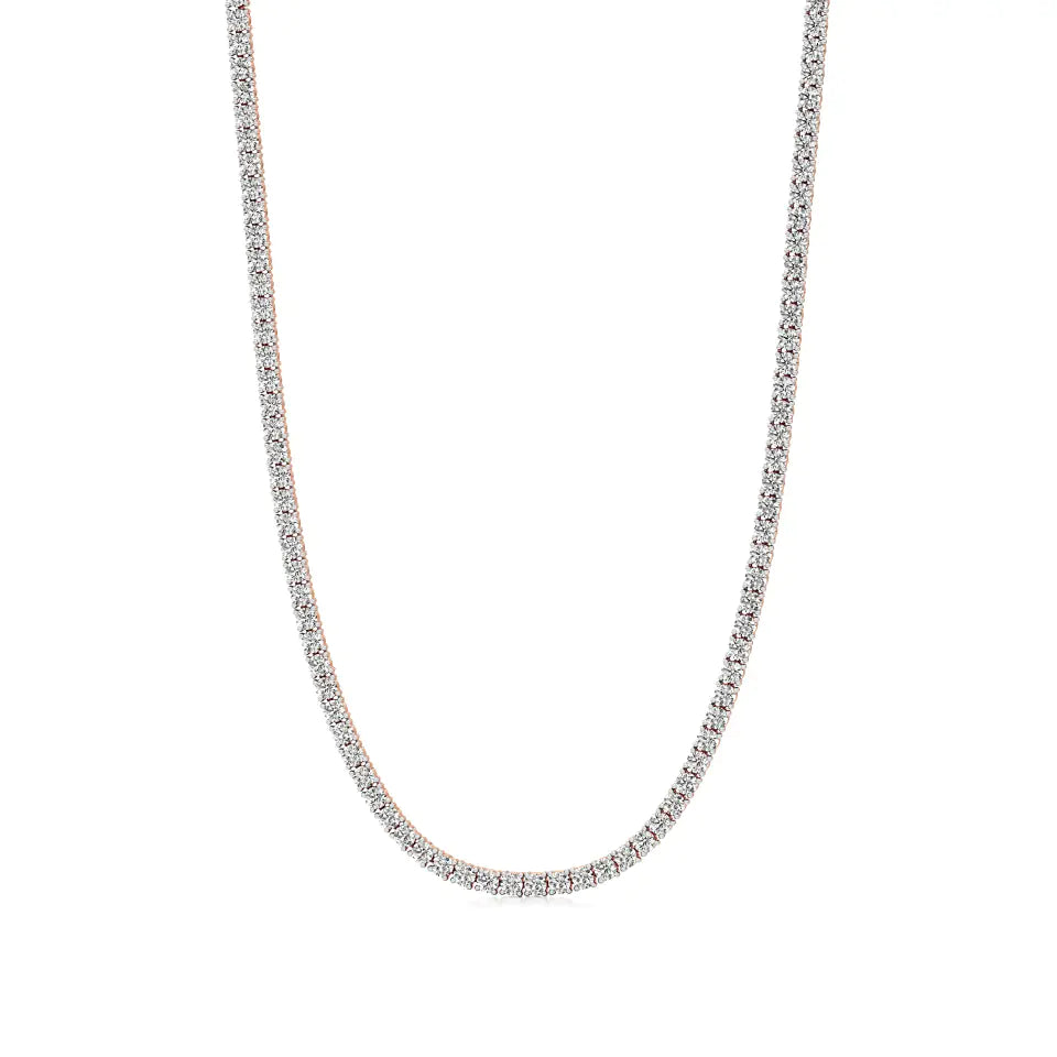 Sutra | Round Lab Grown Diamonds 4-Prong Setting Tennis Necklace