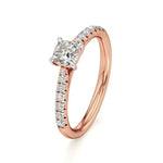 Amara | Round & Cushion Lab-Grown Diamond Ring - Nivara