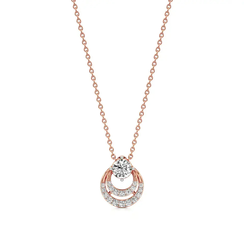 Mode | Round Lab Grown Diamonds Pendant - Nivara