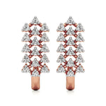 Jess | Round Lab-Grown Diamonds on J-Shaped Studs - Nivara