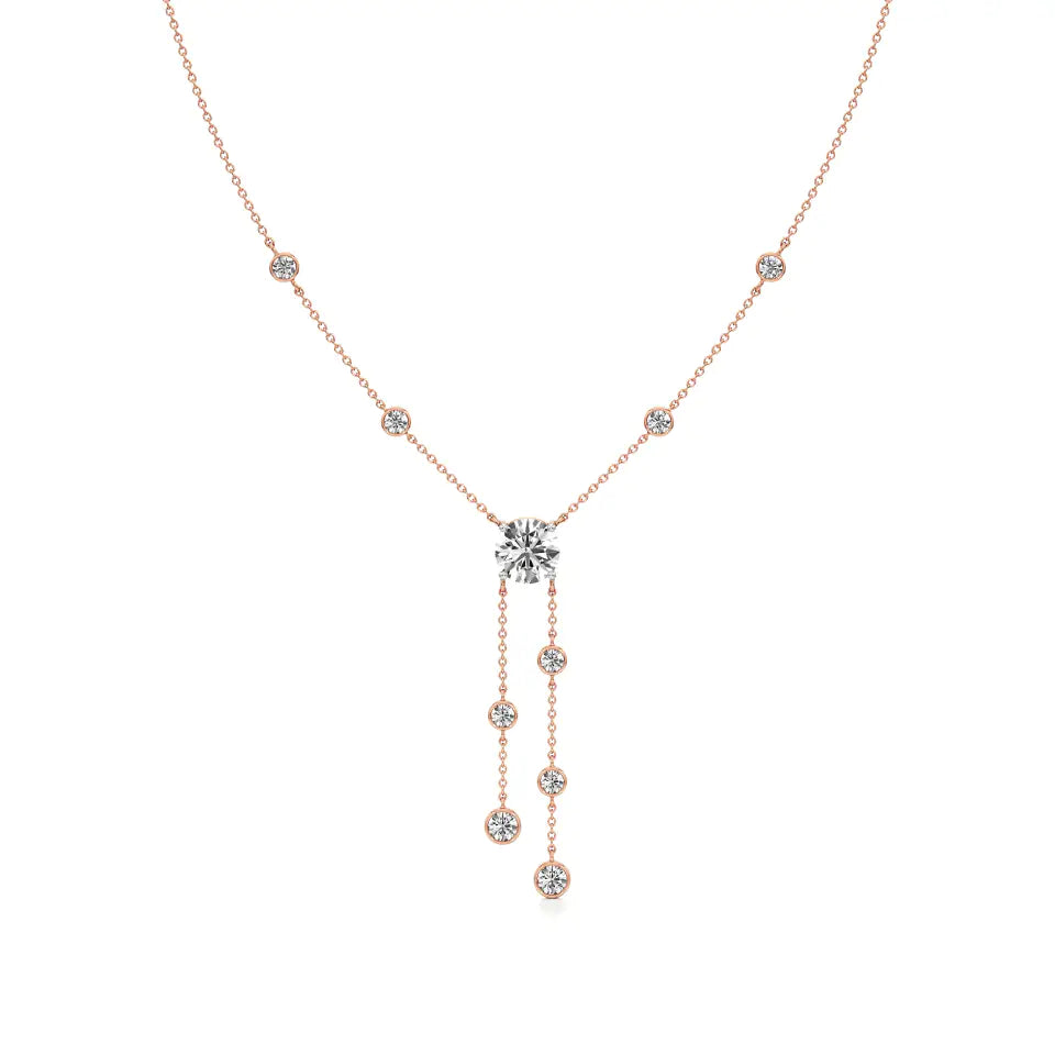 Sol | Round Lab Grown Diamonds Necklace