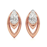 Sia | Pear Soliltaire Lab-Grown Diamond Studs - Nivara