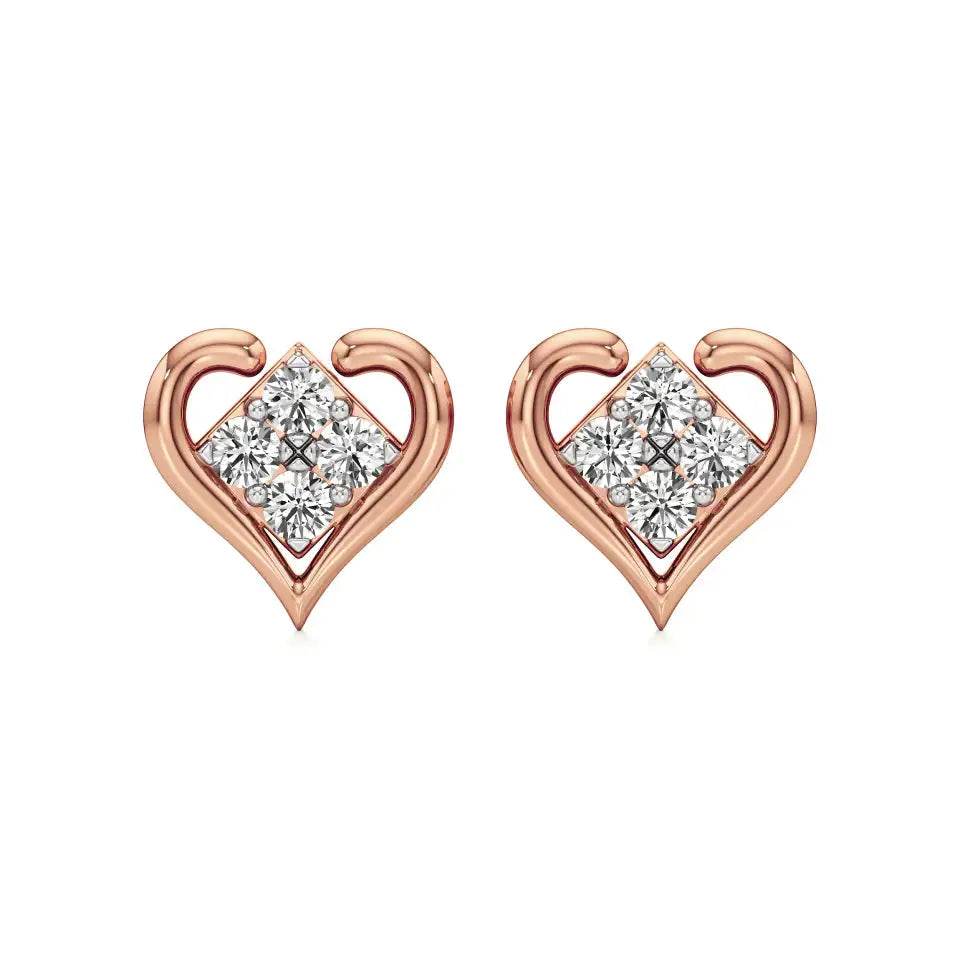 Sneh | Round Lab-Grown Diamonds Studs - Nivara