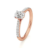 Amara | Round & Oval Lab-Grown Diamond Ring - Nivara