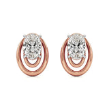 Mode | Oval Lab-Grown Diamond Studs - Nivara