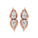 Mode | Pear Duo Lab-Grown Diamond Studs - Nivara