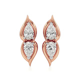 Mode | Pear Duo Lab-Grown Diamond Studs - Nivara