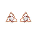 Flora | Round Solitaire Lab-Grown Diamond Studs - Nivara
