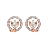 Sol | Pear & Round Lab-Grown Diamond Studs - Nivara