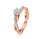 Amara | Round Lab-Grown Diamond Solitaire Ring
