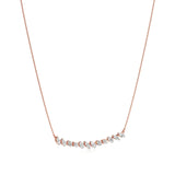 Anek | Multi-Shape Lab Grown Diamonds Bar Necklace